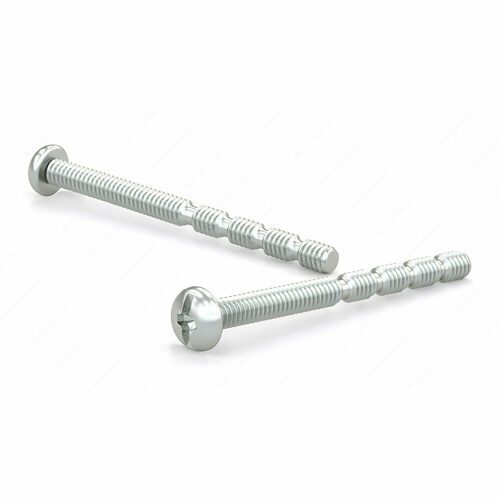 Richelieu 2800 Zinc Plated M4 Pan Head Machine Screw, Pozi Slot Drive, Type B Point
