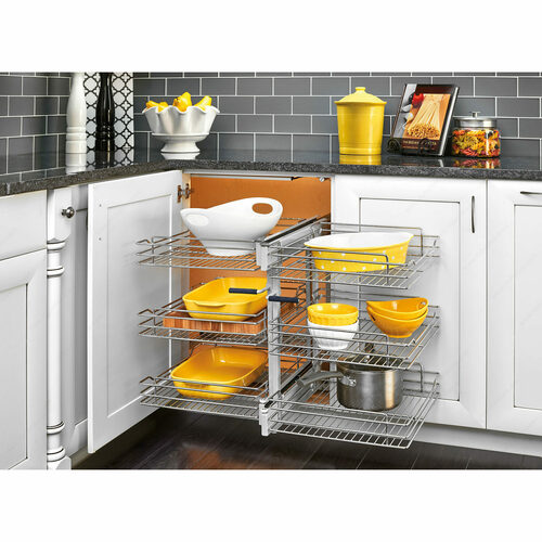 Richelieu 5PSP318SCCR Rev-A-Shelf Three-Tier Blind Corner Optimizer