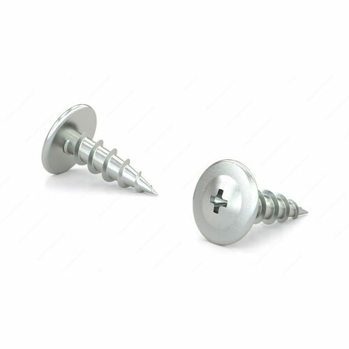 Richelieu TMPCZ8716PRM1 Zinc-Plated Phillips Truss Head Wood Screw, Coarse Thread, Regular Point