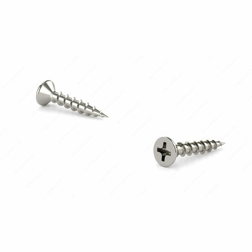 Richelieu FPCN512PRM1 Flat Head Phillips Wood Screw, Coarse Thread, Regular Point