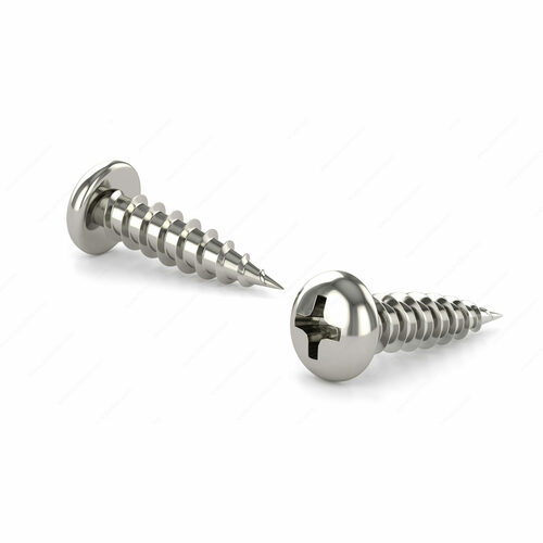 Richelieu PPCN101PR Wood Screws, Pan Head, Phillips Drive, Coarse Thread, Regular Point