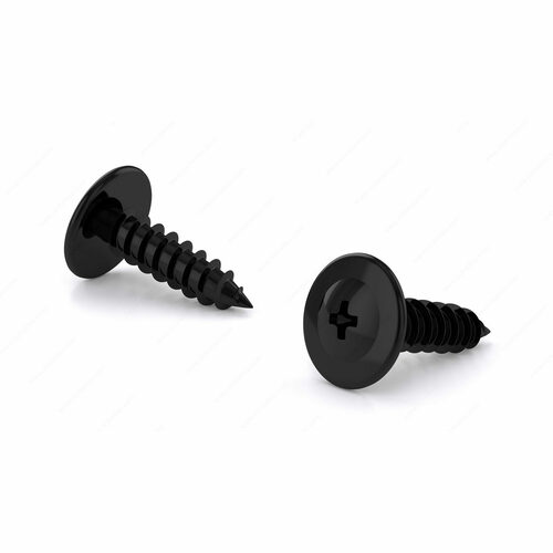 Richelieu TMPABP812PR Black Zinc-Plated Type A Wood Screw, Modified Truss Head, Phillips Drive