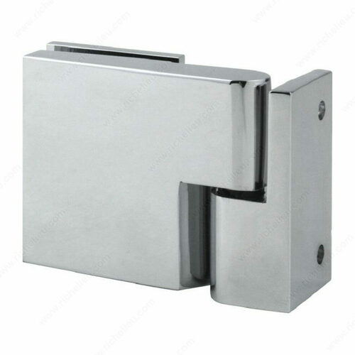 Richelieu PGLOH1409002195 Lift-Off Gravity-Closing 90 Wall-to-Glass Square Hinge