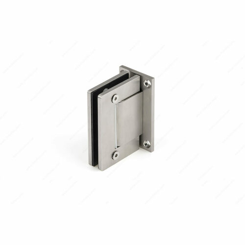 Richelieu CDHH90SS Wall Mount Hydraulic Self-Closing Glass Door Hinge Set