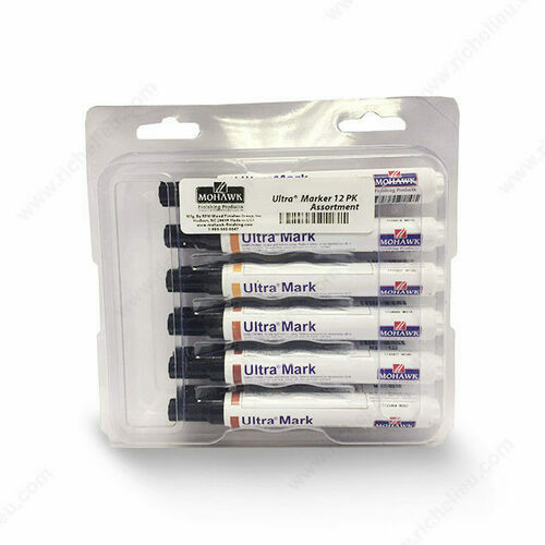 Richelieu M2801210 Ultramark Touch-Up Markers, 12-Pack Gray Assortment