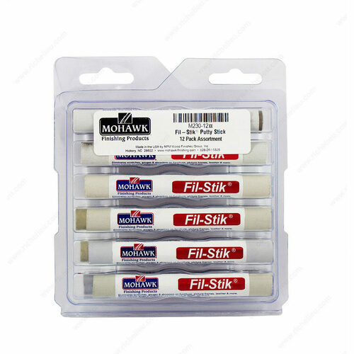 Richelieu M2301200 Fil-Stik 12-Pack Assorted Putty Sticks