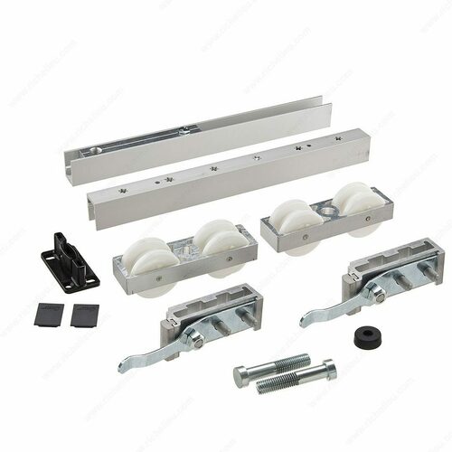 Richelieu 8926044 HAWA JUNIOR 160/B Hardware Set with Track Stoppers