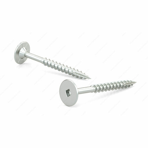 Richelieu FTKNC17Z105CT Premium CAB Wood Screw, Square Drive, Coarse Thread