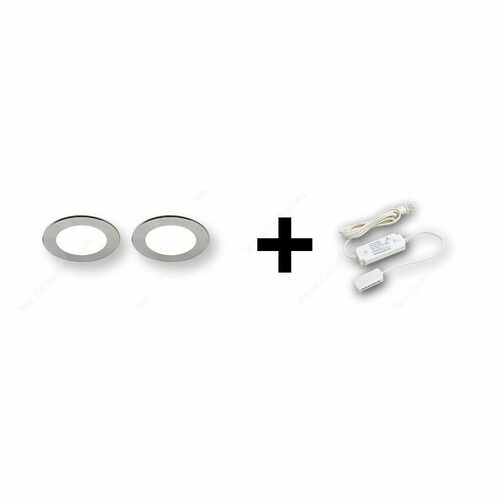 Richelieu WEBKIT1216777 Atom 24V LED Light Set (2 Lights)