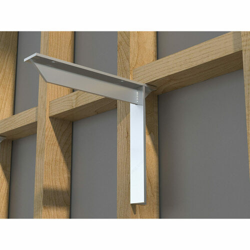 Richelieu 624114120910 Kolossus Concealed Aluminum Bracket