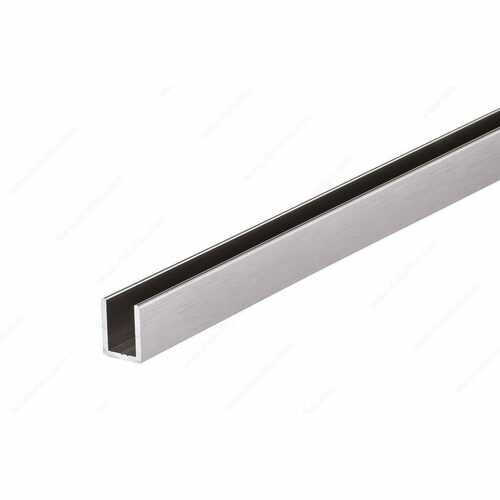 Richelieu EXU3491698140 Aluminum U-Channel for 10mm Glass (3/8