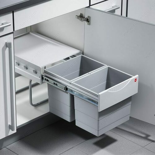 Richelieu 3641100 Tandem Double 36L Recycling Bin
