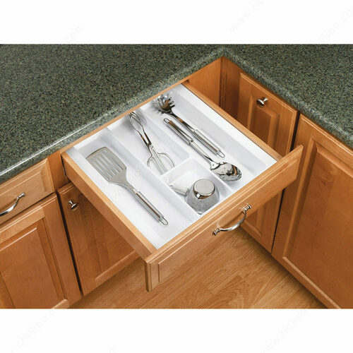 Richelieu 4WTCD24H1 Two-Tiered Cutlery Drawer without Slides