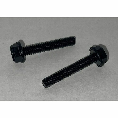 Richelieu CCF0155698 Black External Flanged Hex Head Bolt 1/4-20 x 1-1/2