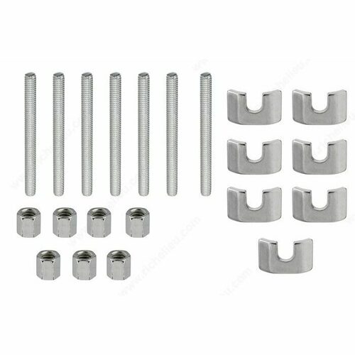 Richelieu 435515028 Steel Bed Fixation Hardware Kit (KIT8WO)