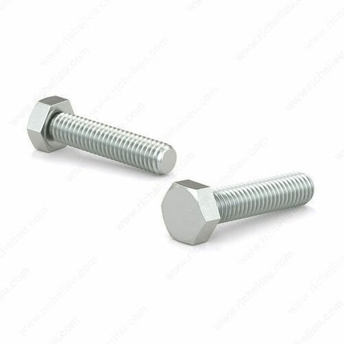 Richelieu CCF2022152 Zinc Hexagonal Bolt, Full Threaded, 5/16