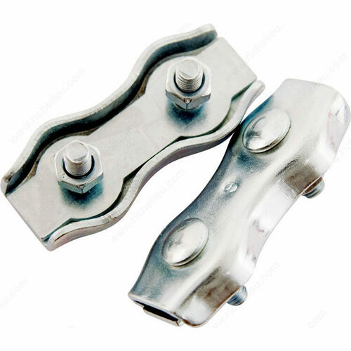 Richelieu 122380 Double Wire Zinc Rope Clamp