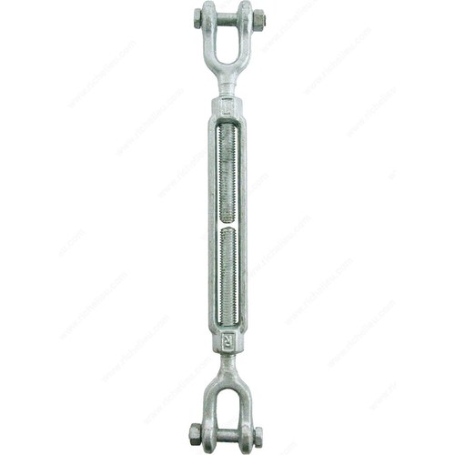 Richelieu 184090 Galvanized Jaw-Jaw Turnbuckle