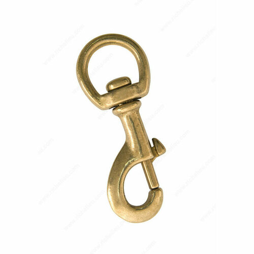 Richelieu 487391 Bronze Round Swivel Snap Bolt