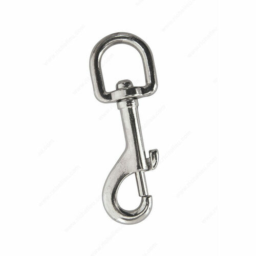 Richelieu 431250 Nickel Round Swivel Bolt Snap