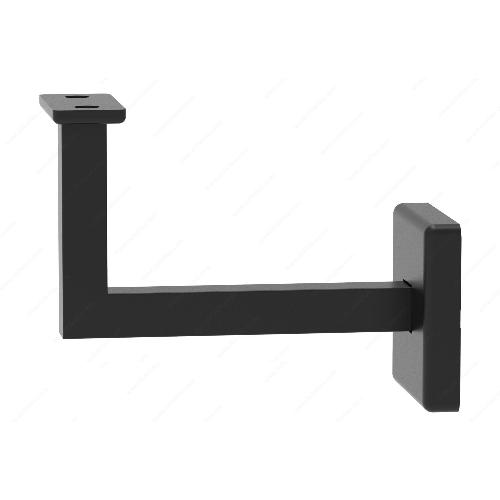 Richelieu PBRC312SQB Square Fixed Bracket with Cover for Flat Handrail