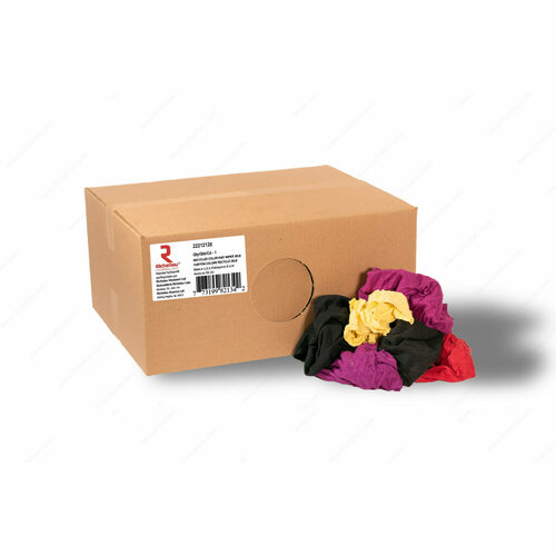 Richelieu 22212120 Recycled Color Knit Wiper Cloth