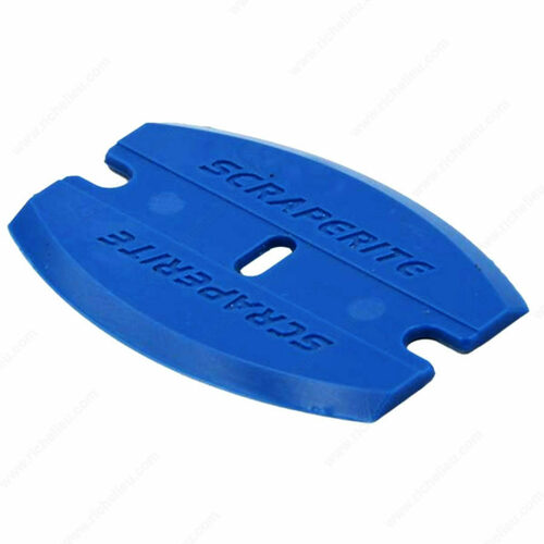 Richelieu CPSRC30MBL Curved Plastic Scraper Blades