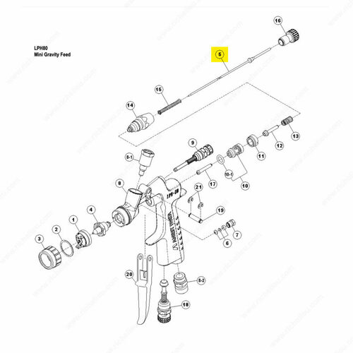 Richelieu AIW9LPH80ST210 AIW Needle Set - Model 9LPH80ST210