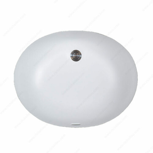 Richelieu MSSBS7815IV Meganite ADA Large Oval Sink - Model BS7815