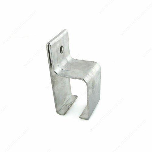 Richelieu 24651073GAV Galvanized Steel Wall Mount Box Rail Bracket