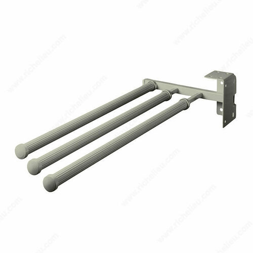 Rev-A-Shelf 563-47 3-Prong Towel Bar Pull Out - White