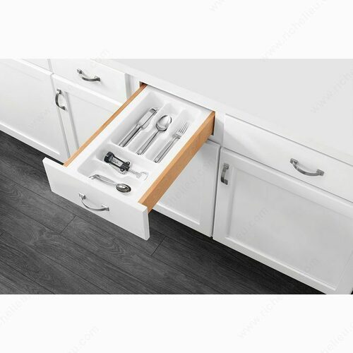 Rev-A-Shelf 4WDKB-WN-1 Double Knife Block Drawer Insert-Wood - Walnut