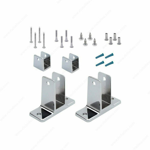 Richelieu 150100140 Panel Hardware Kit with Double Bracket