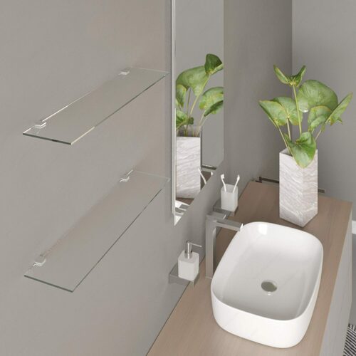Richelieu 162280140 Kalabrone Mini Glass Shelf Support