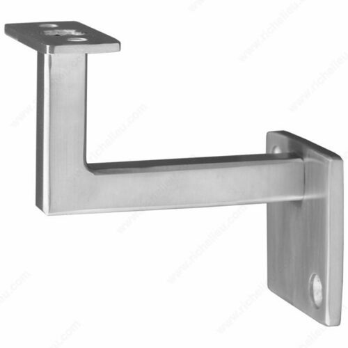 Richelieu SSZH0070100170 Square Wall Mount Fixed Bracket for Staircases