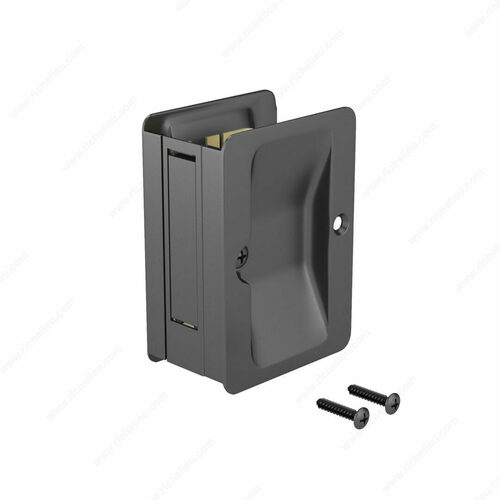 Richelieu 1700FBPSR Rectangular Pocket Door Pull - Passage