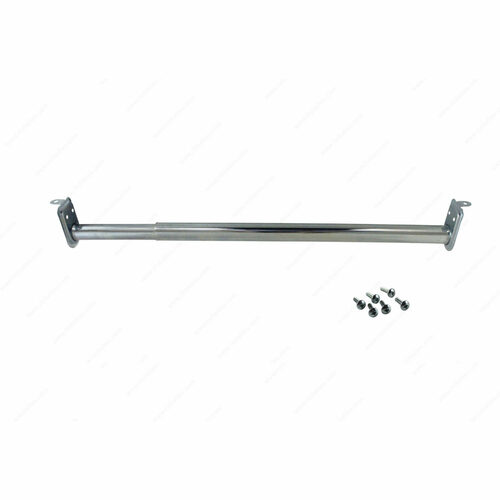 Richelieu 1830FEXV Adjustable Zinc Closet Rod with Fixed Ends