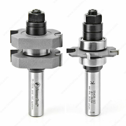 Richelieu AT55438 Stile Rail Router Bit Set - 2 Pieces