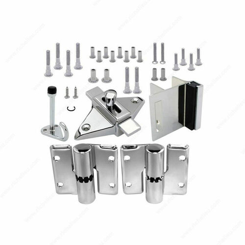 Richelieu 201100140 Inswing Door Surface Hinge Hardware Kit