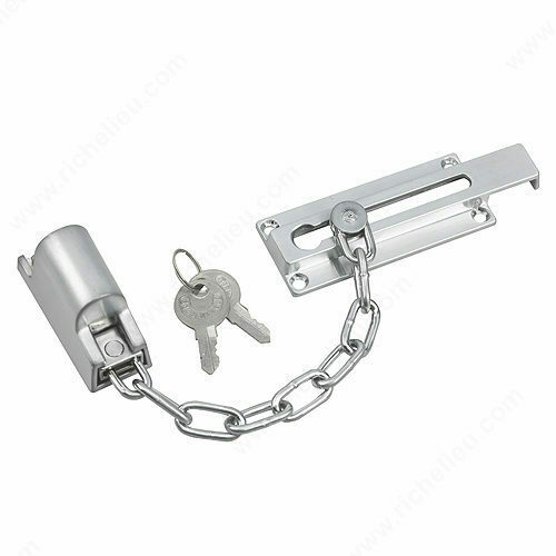 Richelieu 211SCR Locking Chain Door Guard