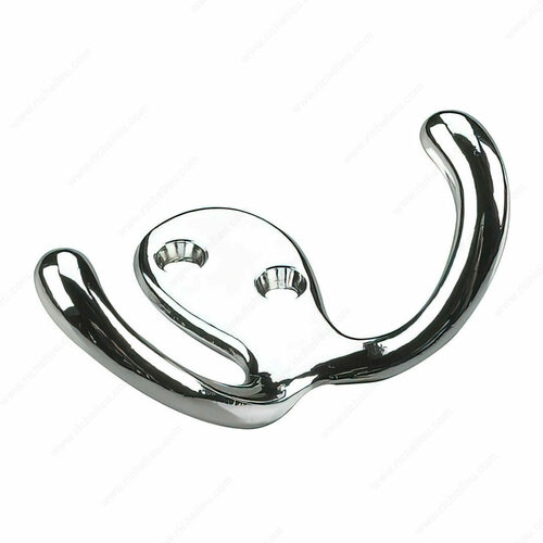 Richelieu 2235CR Double Wardrobe Hook - 3 in 1 - Model 2235