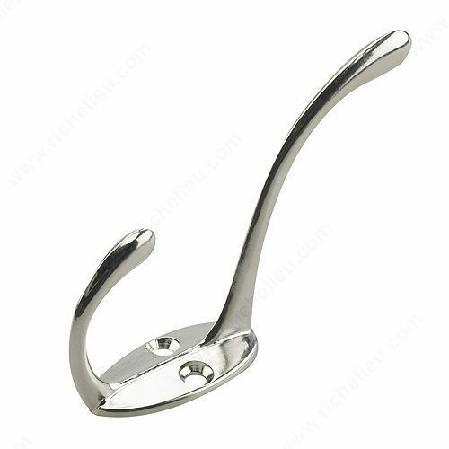 Richelieu 226NBS 5-Inch Light Duty Coat Hook