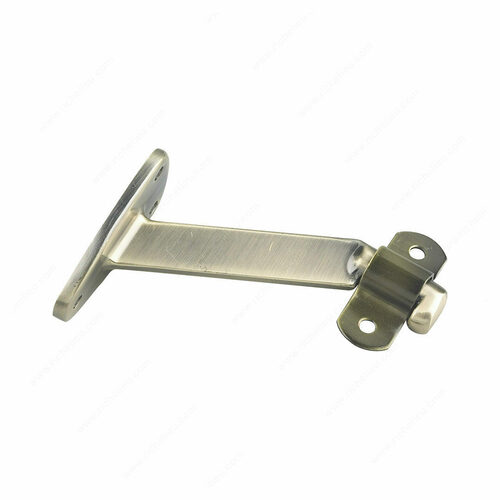 Richelieu 2284ABV Heavy-Duty Aluminum Bracket with Extended Arm for Wood Handrail - 4.06 in