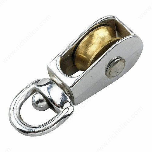 Richelieu 2304CBC Single Swivel Pulley