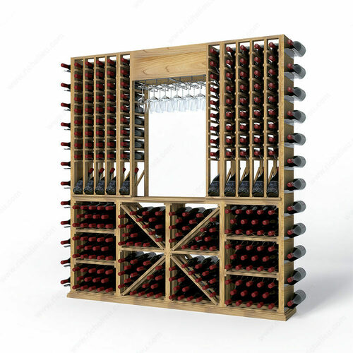 Richelieu WEBSO1259816 Wood Wine Set 1 - 280 Bottles