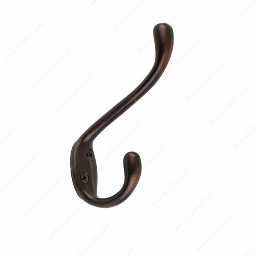 Richelieu 237ORBV Heavy-Duty Coat Hook - 4.25 in - Model 237
