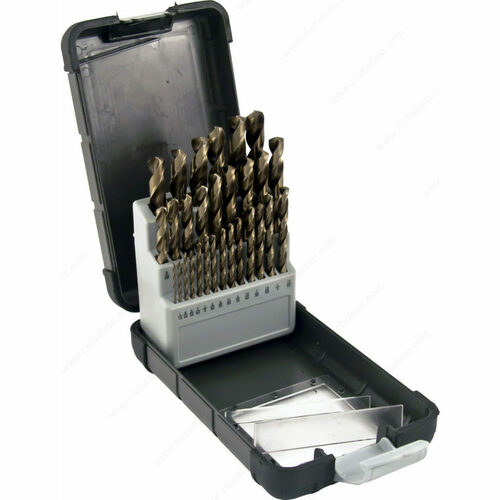 Richelieu 248480 Cobalt Steel Drill Bit Set - 29 Pieces