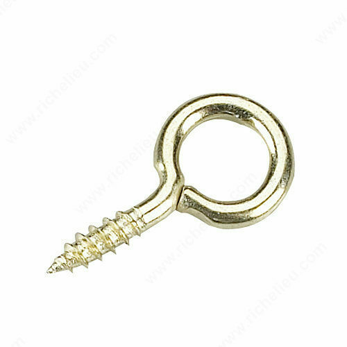Richelieu 2502BR Screw Eye Hooks
