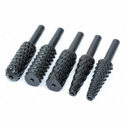 Richelieu 2540405 5-Piece Rotary File, Rasp Countersink Set