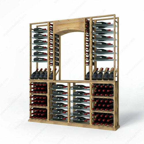 Richelieu WEBSO1259818 Wooden Wine Set 3 - 160 Bottles